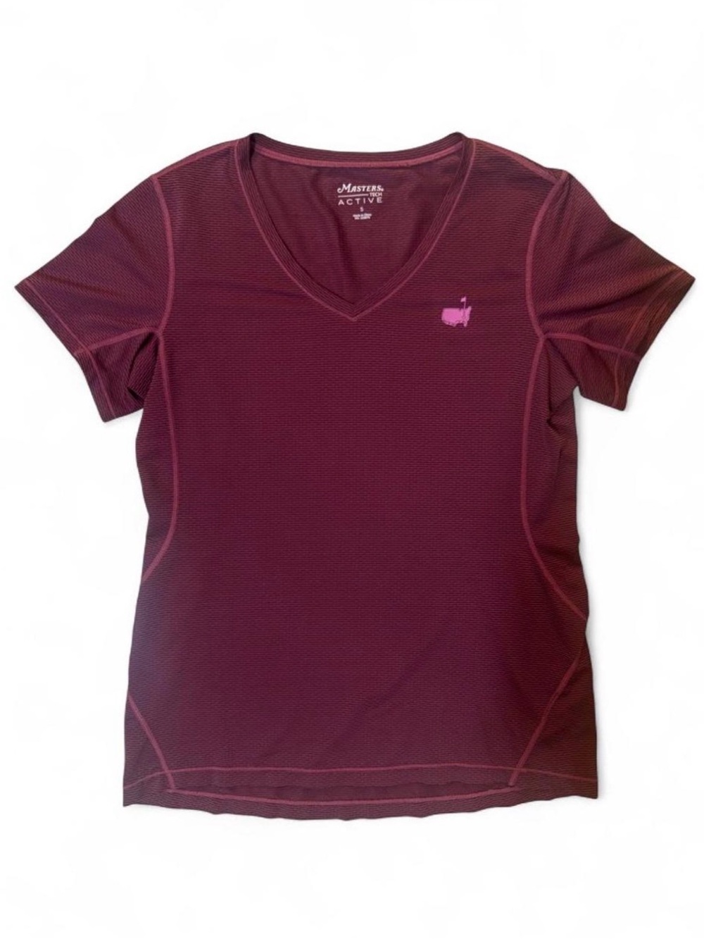 Women’s Masters Active Burgundy Compression Shirt | Size S